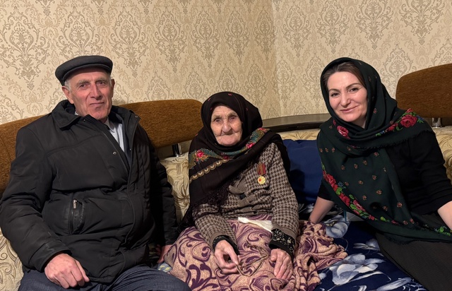 В районе прошло вручение юбилейных медалей в честь 80-летия Победы в ВОВ.
